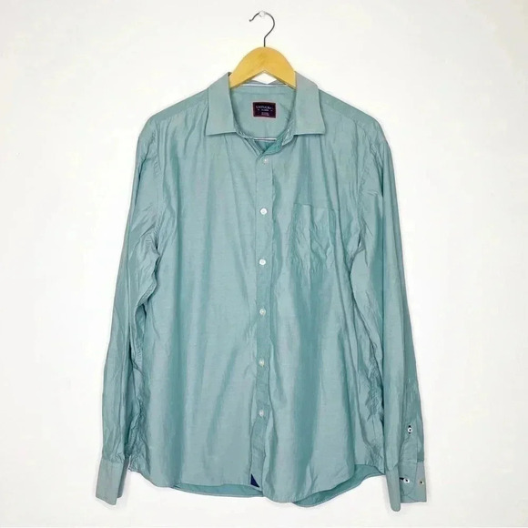 UNTUCKit Arlington Green Button Up Shirt Size XL - Picture 1 of 6